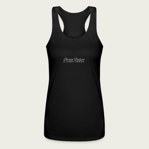 Recovery Dialogues and Sober Stories Official Logo - Women’s Performance Racerback Tank Top