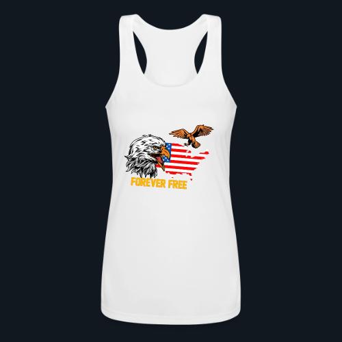 Forever Free - Women’s Performance Racerback Tank Top