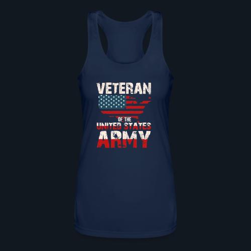 Veteran of the United States Army - Women’s Performance Racerback Tank Top