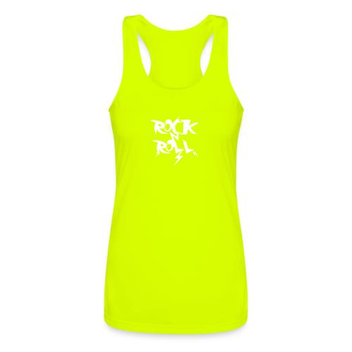 rocknroll - Women’s Performance Racerback Tank Top