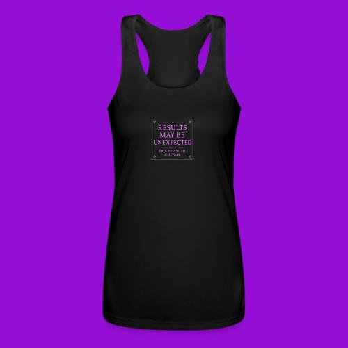 Results - Neon Purple - Women’s Performance Racerback Tank Top