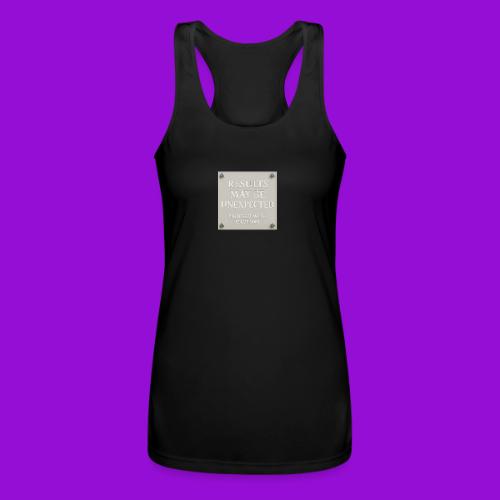 Results - White - Women’s Performance Racerback Tank Top