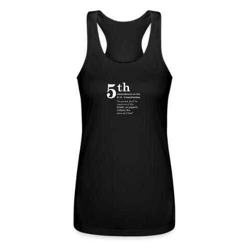 Fifth Amendment Clause - Women’s Performance Racerback Tank Top
