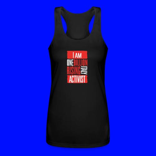 One Billion Rising Italy - Women’s Performance Racerback Tank Top
