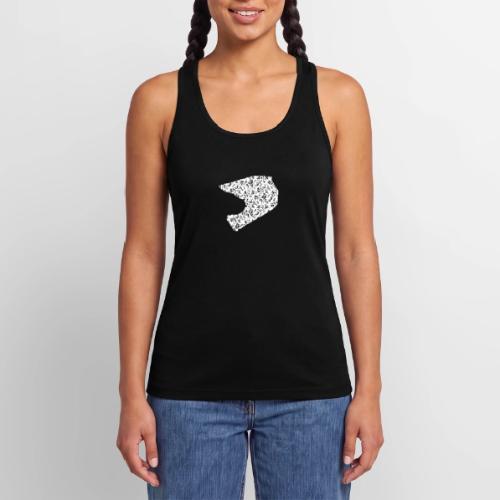 Floral Helmet - Women’s Performance Racerback Tank Top