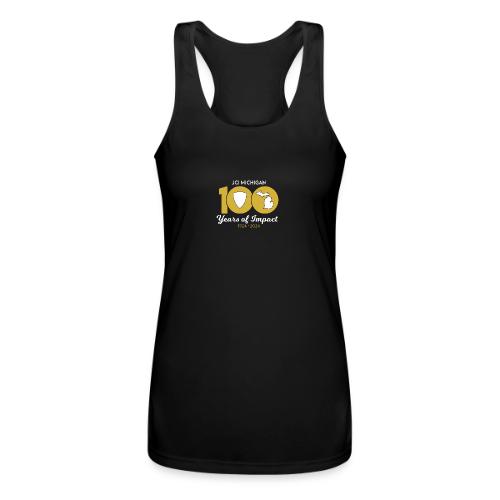 100 Years of JCI Michigan - Women’s Performance Racerback Tank Top