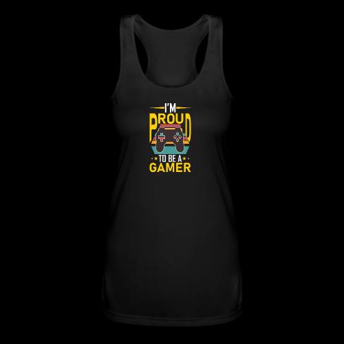 I'm Proud To Be A Gamer - Women’s Performance Racerback Tank Top