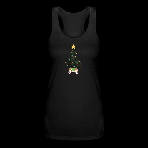 Gaming Christmas Tree Controller - Women’s Performance Racerback Tank Top
