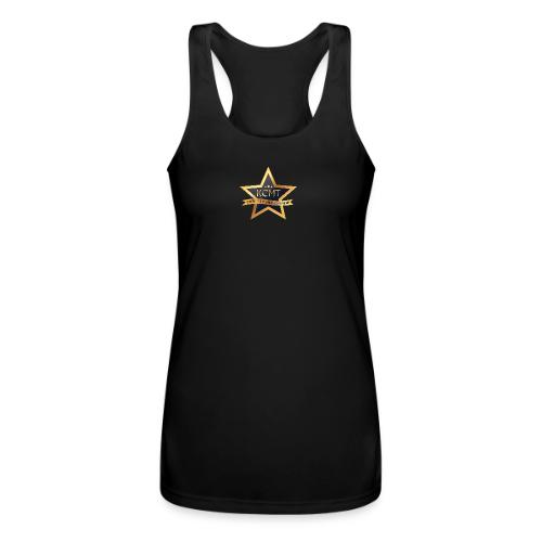 KCMT Logo - Women’s Performance Racerback Tank Top