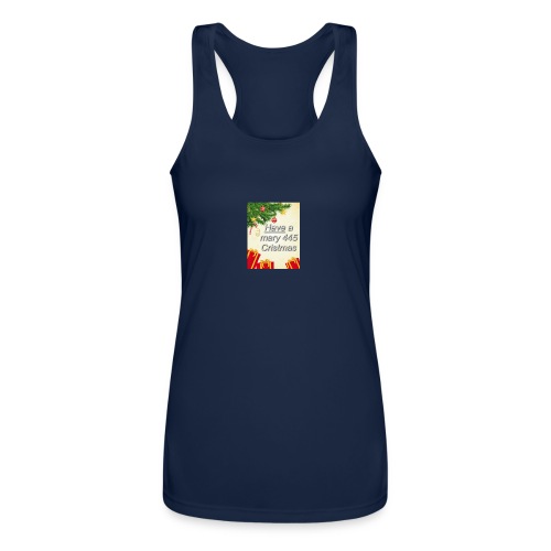Have a Mary 445 Christmas - Women’s Performance Racerback Tank Top