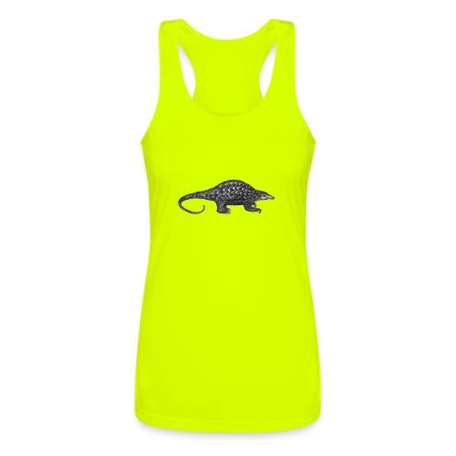 pangolin whole - Women’s Performance Racerback Tank Top