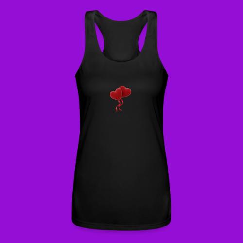 Two hearts together - Women’s Performance Racerback Tank Top