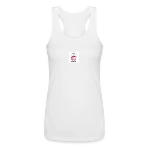 sassnsips com team lisa - Women’s Performance Racerback Tank Top