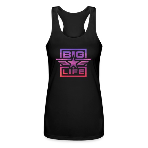 Big Life Sunset - Women’s Performance Racerback Tank Top