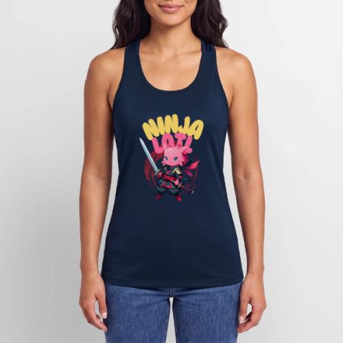 Kawaii Axolotl Ninja - Women’s Performance Racerback Tank Top