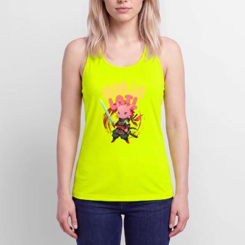 Kawaii Axolotl Ninja - Women’s Performance Racerback Tank Top