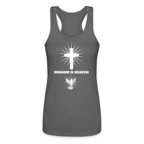 Wisdom is Heaven - Women’s Performance Racerback Tank Top