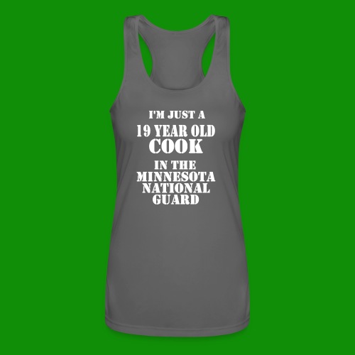 19 Year Old Cook - Women’s Performance Racerback Tank Top