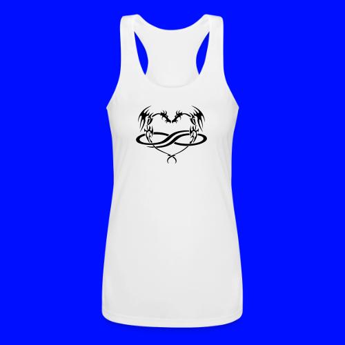 Polydragon (black) - Women’s Performance Racerback Tank Top