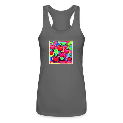 Pop Art Cherry Burst - Women’s Performance Racerback Tank Top