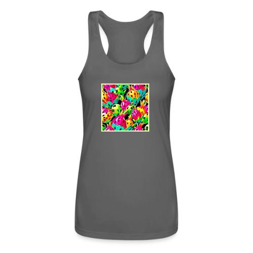 Dragon Fruit Vivid Pattern - Women’s Performance Racerback Tank Top