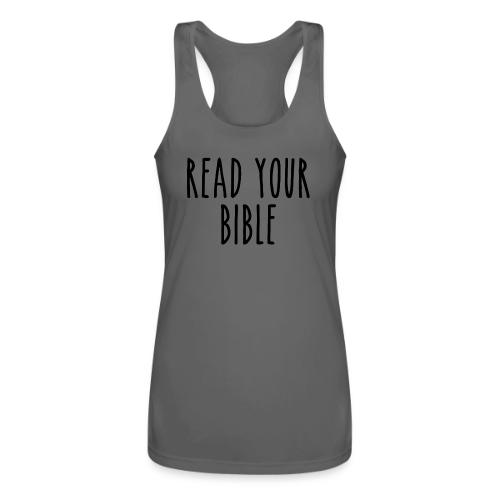 Read Your Bible - Women’s Performance Racerback Tank Top