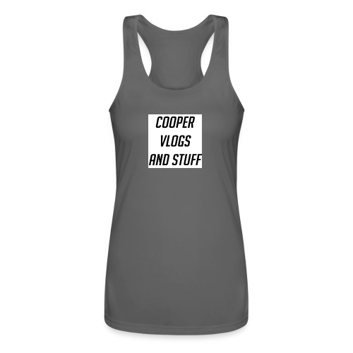 Cooper Keily Vlogs and Stuff - Women’s Performance Racerback Tank Top
