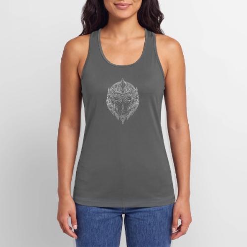 DemBoyz Logomark (White Edition) - Women’s Performance Racerback Tank Top