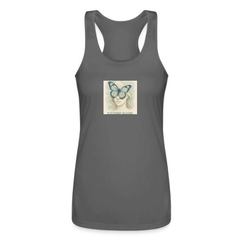 Butterfly kisses Hue - Women’s Performance Racerback Tank Top