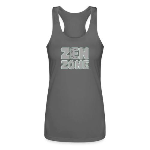 ZEN ZONE POSITIVE VIBES ONLY - Women’s Performance Racerback Tank Top