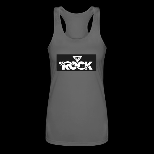 Eye rock Black Design - Women’s Performance Racerback Tank Top