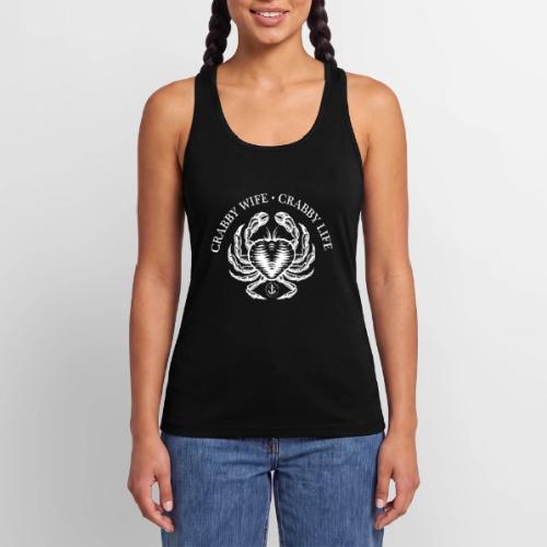 Crabby wife Crabby Life - Women’s Performance Racerback Tank Top