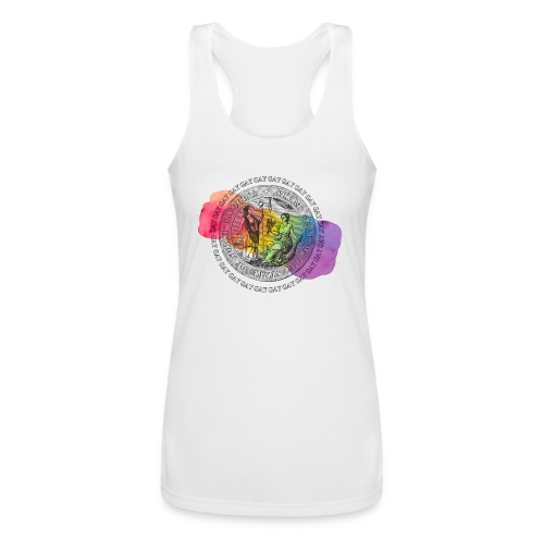 The Gay State of North Carolina - Women’s Performance Racerback Tank Top
