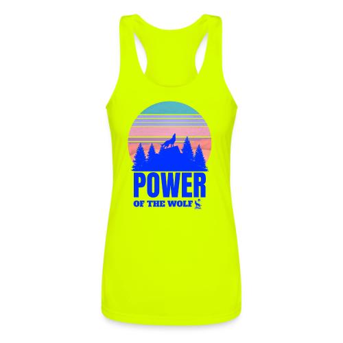 Power Of The Wolf - Women’s Performance Racerback Tank Top