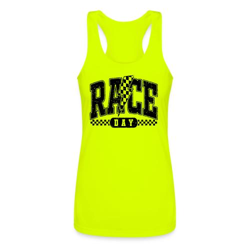raceday bolt - Women’s Performance Racerback Tank Top