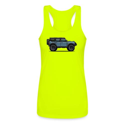 Bronco Solo - Women’s Performance Racerback Tank Top