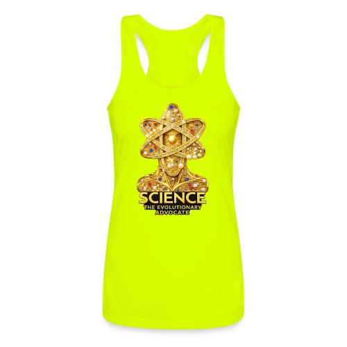 Science the Evolutionary Advocate - Women’s Performance Racerback Tank Top