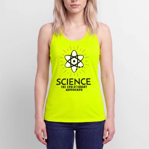 Science The Evolutionary Advocate - Women’s Performance Racerback Tank Top