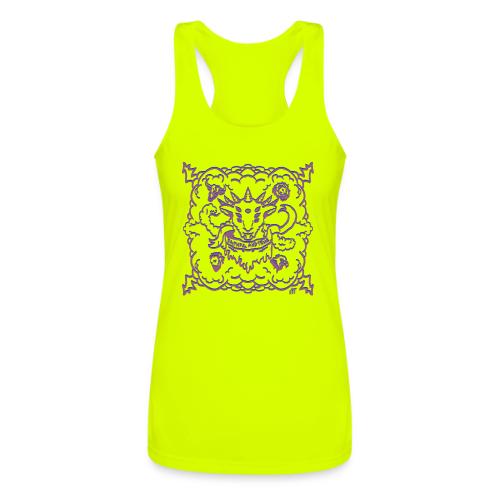 Revelation Lamb Purple - Women’s Performance Racerback Tank Top