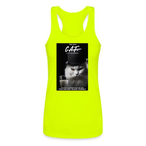 The Cool Cat - Women’s Performance Racerback Tank Top