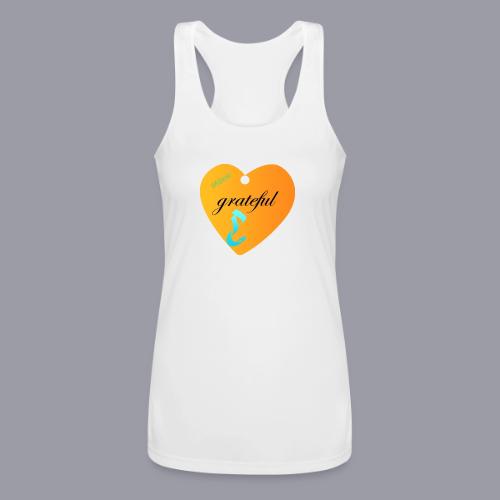 GRATEFUL - Women’s Performance Racerback Tank Top