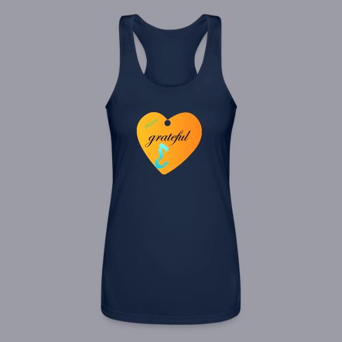 GRATEFUL - Women’s Performance Racerback Tank Top