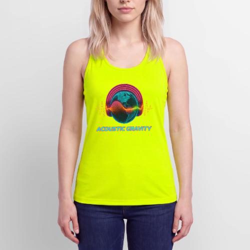 Earth's Headphones - Women’s Performance Racerback Tank Top
