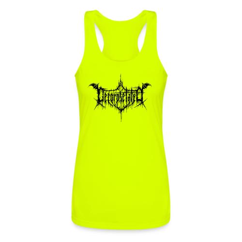 Decorpsetated Logo Black - Women’s Performance Racerback Tank Top