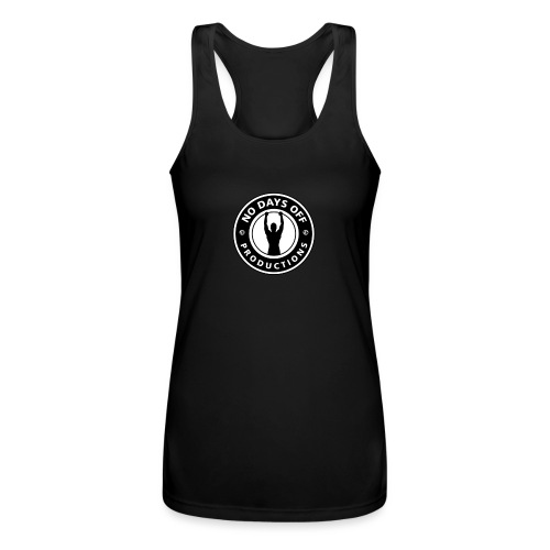 No Days Off Productions - Women’s Performance Racerback Tank Top