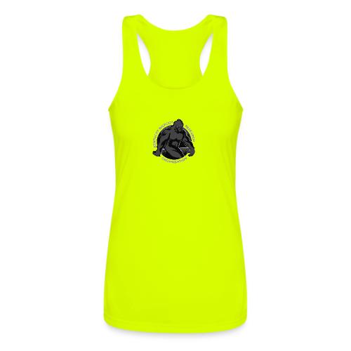 Kentucky Bigfoot Research Organization Logo - Grey - Women’s Performance Racerback Tank Top