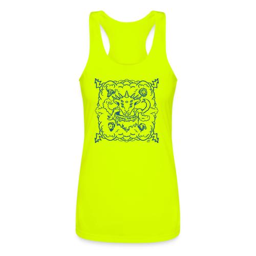 Revelation Lamb Blue - Women’s Performance Racerback Tank Top
