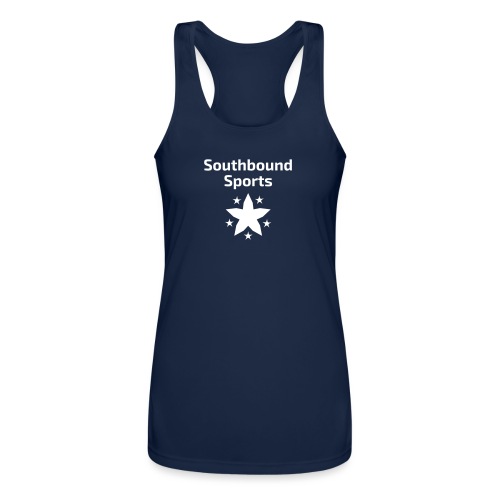 Southbound Sports Stars Logo - Women’s Performance Racerback Tank Top