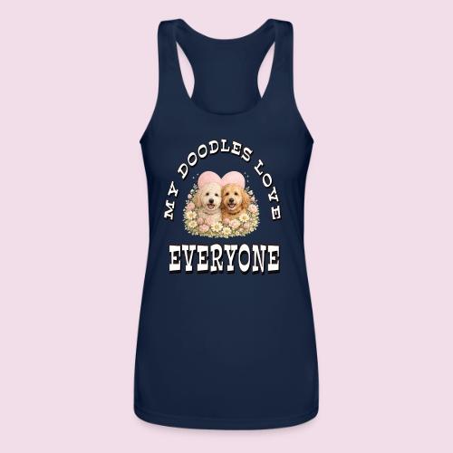 My Doodles Over Everyone - Women’s Performance Racerback Tank Top