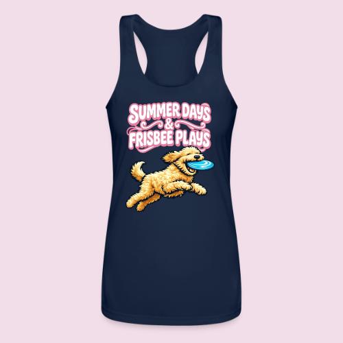 Summer Days & Frisbee Plays - Women’s Performance Racerback Tank Top